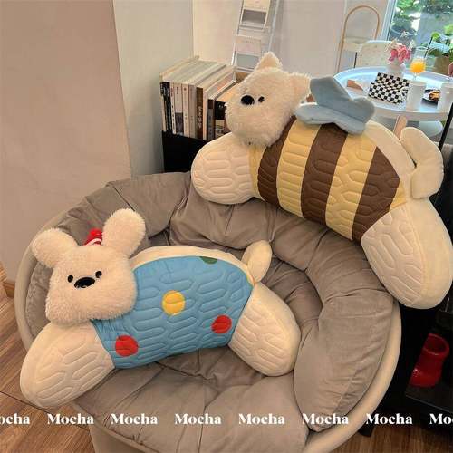 护腰枕椅子趴腰靠办久ltao1002公室可爱狗坐乳胶趴靠枕小沙发抱网
