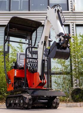 HT08小型多WHP功能履带式掘机挖口出美可搭配螺旋钻抓木夹欧多属