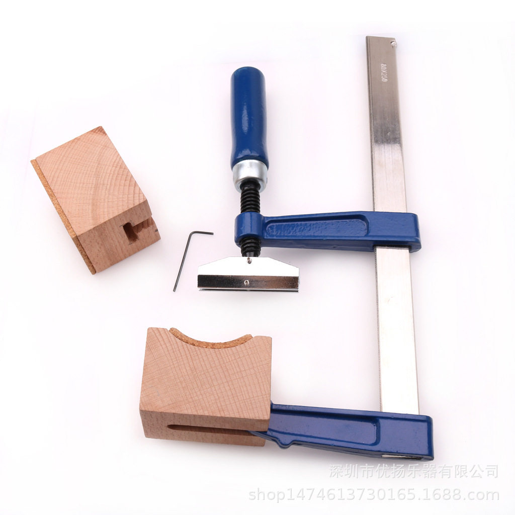 专业吉他品丝维修更换F型夹具