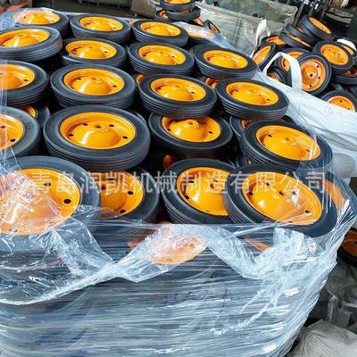 506山东轮手推车农业家用独沙泥土翻斗车工推建地筑垃圾搬运车工