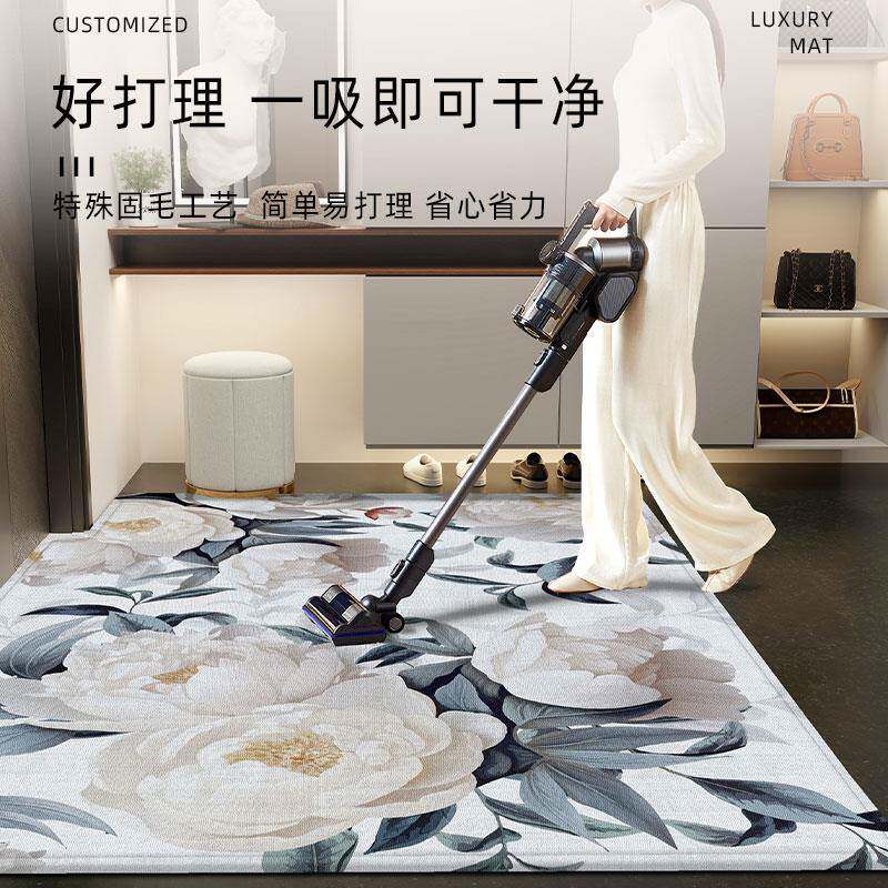 入约户脏门地垫轻奢简进门毯客厅玄关地门垫家用耐F775M758门口防