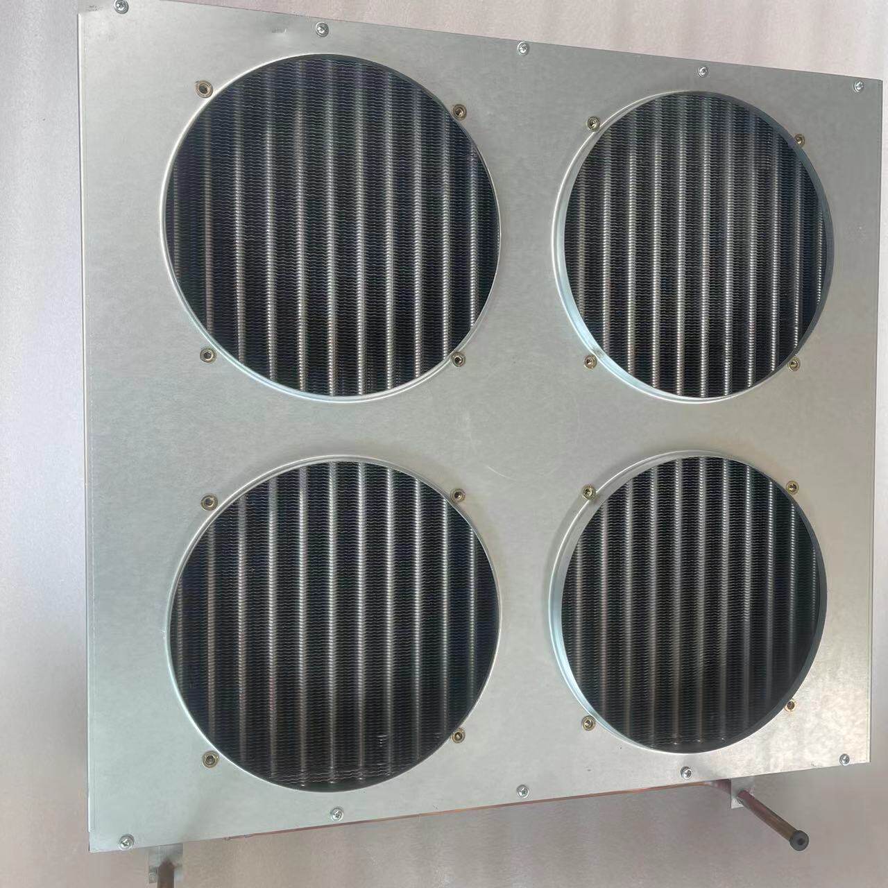 工业冷水机用冷凝器 养鱼池冷凝器 制冰机换热器 风冷铝翅片式