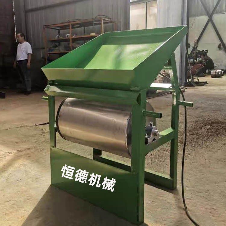 小型单双滚筒磁选机除铁分离
