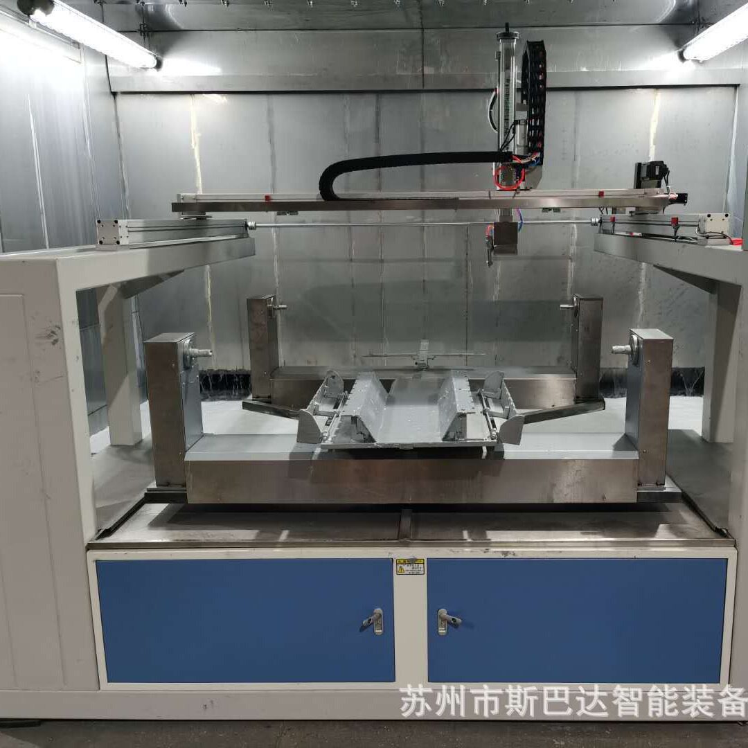 高销量平面喷涂机单双轴往复机自动涂装设备喷塑喷粉喷胶流水线