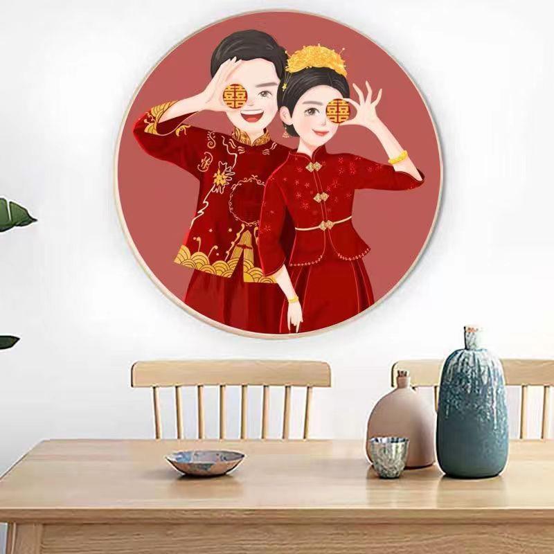 2025新款十字绣M675R4EQ线绣百喜结婚件列送新人客厅卧室小印系花
