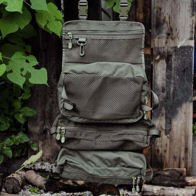 OVERHLS户外露M营可拆式吊挂卷包地钉包餐L具包OLLE系I992统收納