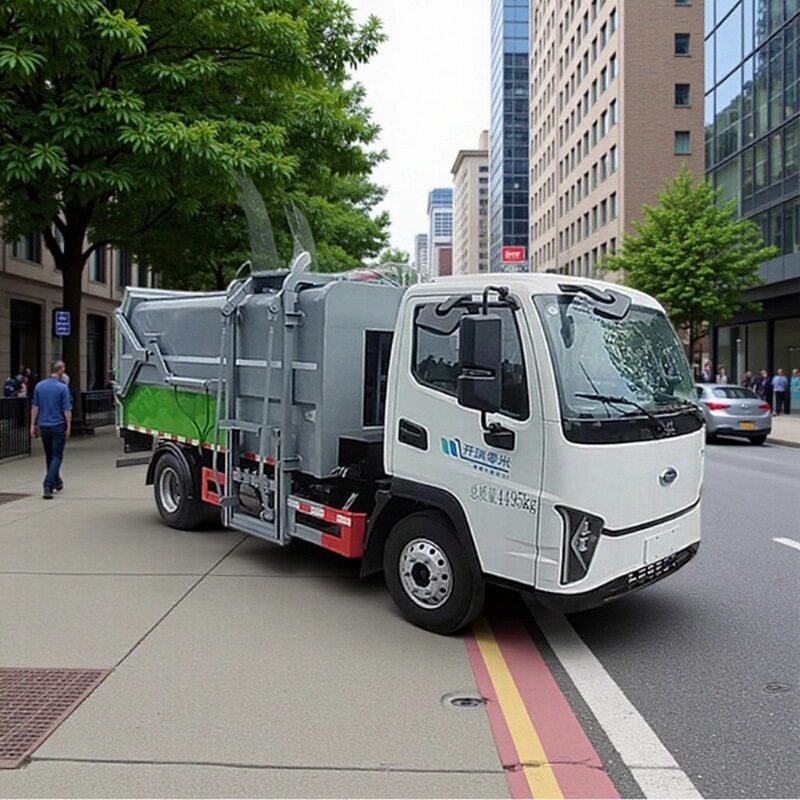 奇瑞纯电动8方挂桶垃圾车可上牌