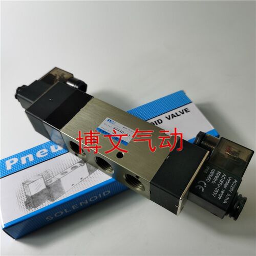 精品/普通/电磁阀4V430C-15 AC220V DC24V三位五通中封式