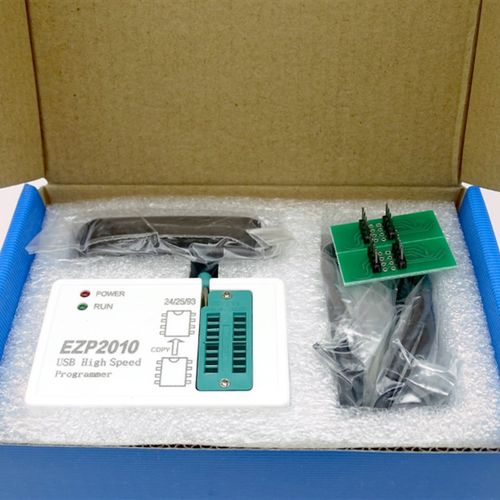 EZP2010高速SPI FLASH编程器 24/25/93 bios 25T80烧录 脱机复制
