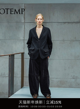 COTEMP TUCAN VENETIAN BLAZER 25FW缩绒廓形平驳领西装外套女