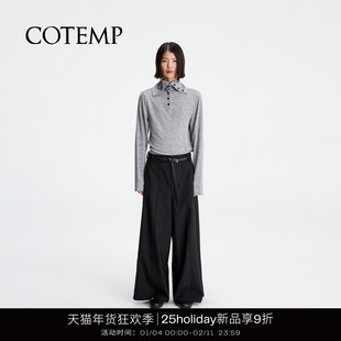 COTEMP ELOISE TURTLENECK  25Holiday埃落斯复古高领打底上衣女