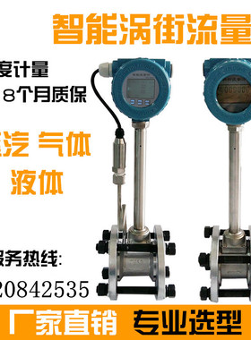 包邮LUGB型涡街流量计 蒸汽流量计 蒸汽流量表空气气体导热油计量