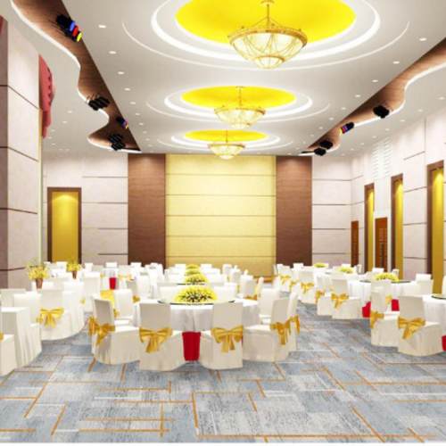 YX-ZZN80酒店宴地毯800克尼龙印地毯B花1阻燃台球厅电铺影院会厅