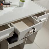 梳妆台室小户型代简约化妆现HXH桌迷你化妆卧柜白色妆台带凳促销