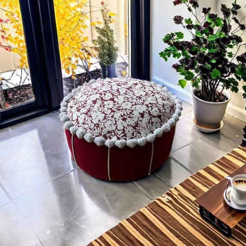 客厅沙发地毯坐墩飘米窗懒人地上榻榻脚墩家可洗创IBW拆意坐垫用