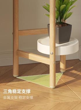 架子客厅落式阳台盆UIT置物架铁花艺花托架植物架室内地多层绿植