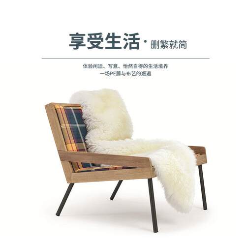 户外实DKZ木沙院发庭台阳光房阳闲单人藤椅室休内外藤编沙发椅家