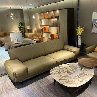 办公沙会发商务接待客区三人位洽谈用等候用休息区办公KHO室商商