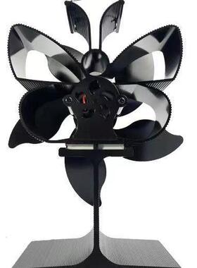 LT3-61厂家NFF直销壁炉扇跨境货源壁风炉8风扇无需电源耐高温自启