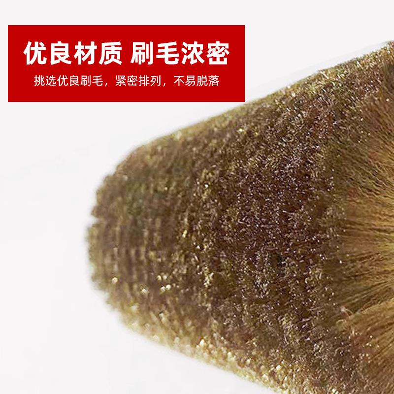 打滑雪板打蜡滚刷抛光滚刷板蜡套装尼528龙刷马毛刷铜雪丝刷