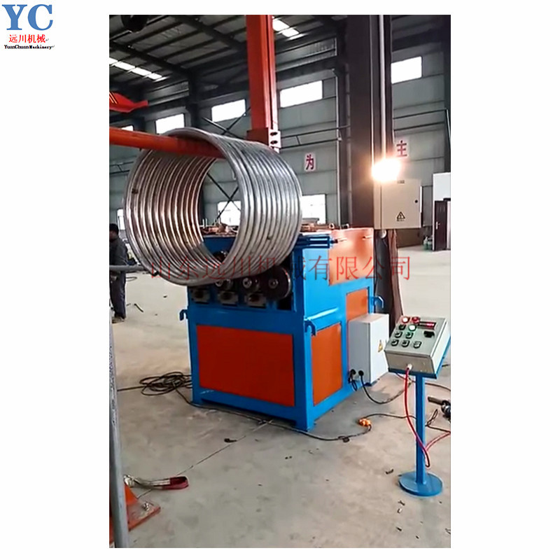不锈钢管螺旋卷圆打圈成型机