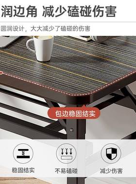 新可折KZV叠电台式免安装桌书桌家用简约桌办公卧室简易学脑生学