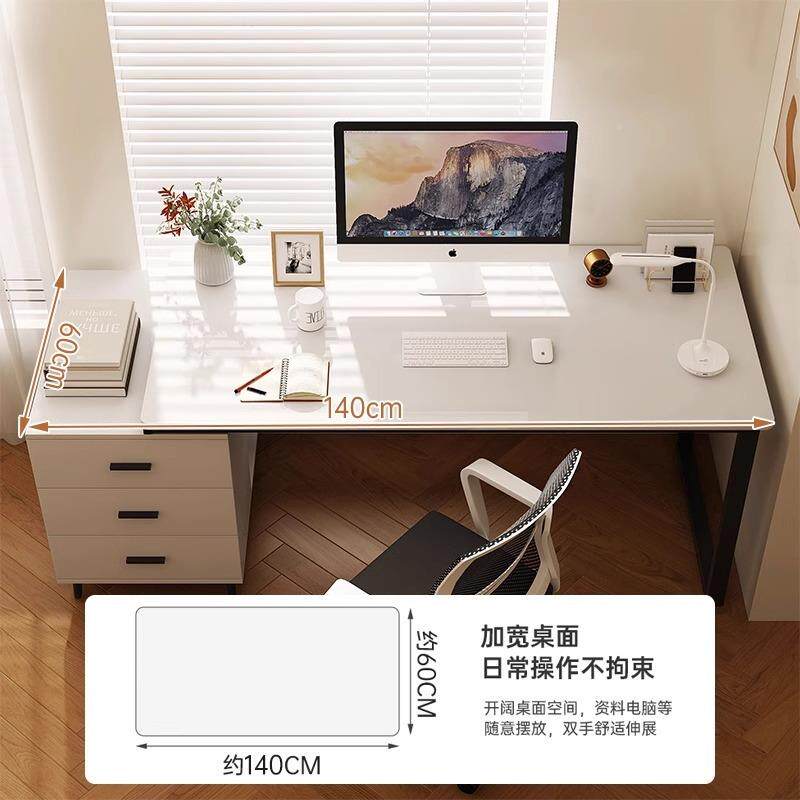 家用电脑桌台式书桌卧室字学生写桌简办公桌组合成工作POB约人台