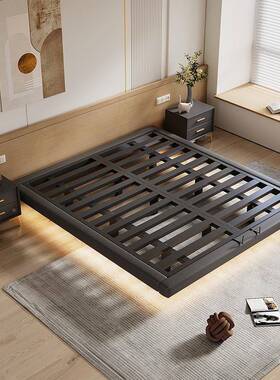 铁艺床现1代简约.8家用主卧不锈钢双人m床型出租房经济铁IJM架悬