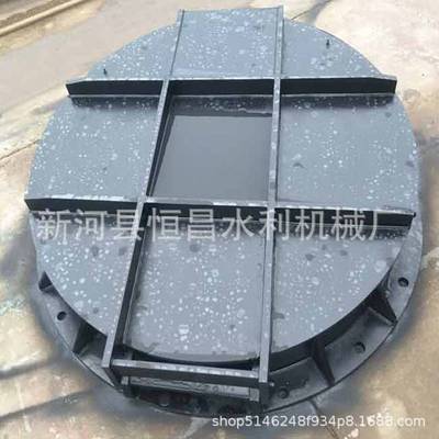 优惠直销恒昌牌pz铸铁拍门 侧开拍门 铸铁法兰拍门  玻璃钢拍门
