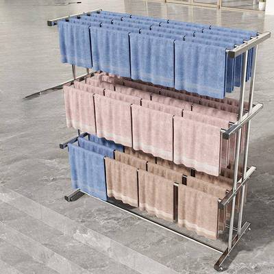 挂毛巾架落地VAL车院凉发廊理发发店专用晒洗晾烘干衣架美子收纳