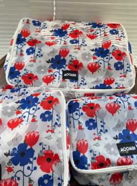 ?日单IJN明亚美花园母系列衣物整袋三理件套收纳行包出门旅整理分