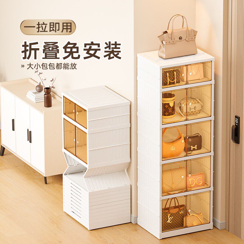 门后包包收纳展示柜专门放包的柜子入户装皮包神器高级置物架家用