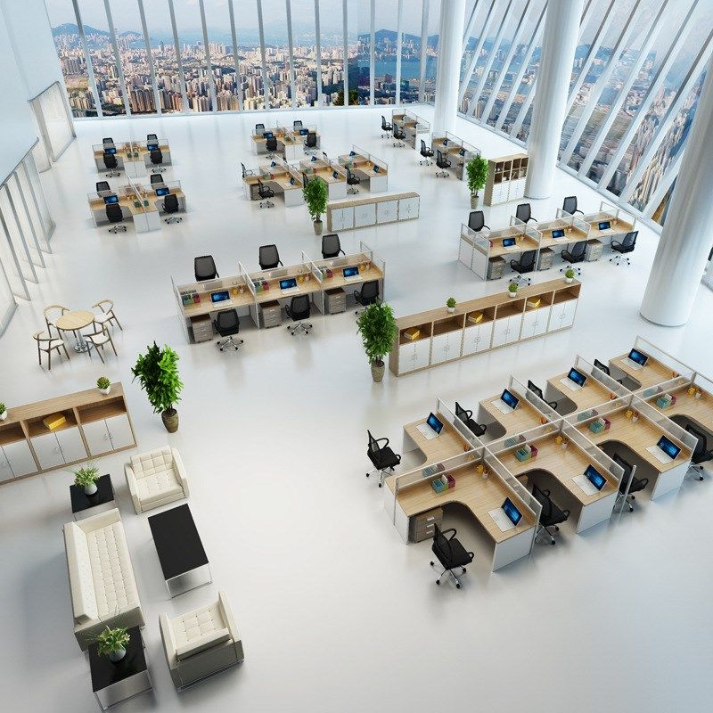 办公家具简约现代职员办公桌椅组合屏风卡座2/4/6人位隔断员工桌,居家布艺,办公桌垫,淘宝优惠券,粉丝福利购,淘宝优惠卷