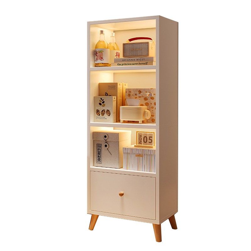 电视柜旁书架落地置物架客厅收纳柜子储物柜展示架子家用靠墙书柜,住宅家具,书架,淘宝优惠券,粉丝福利购,淘宝优惠卷