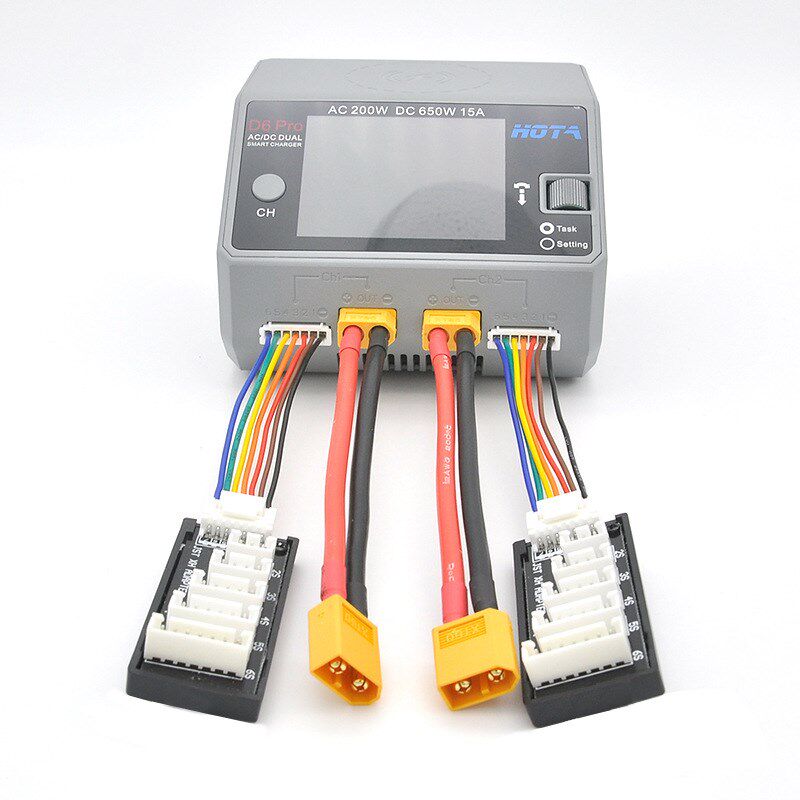 HOTA D6 D6PRO D6+ 平衡充电器延长线 XT60 T插 JST XT30 EC5接头