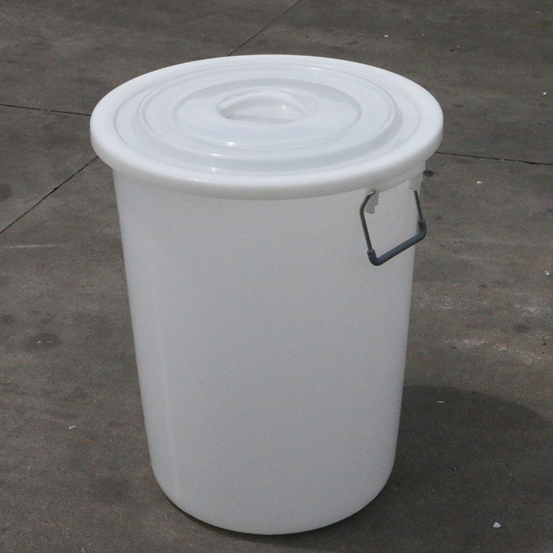 水桶塑料铁柄桶大号储水桶带盖水箱化工桶加厚家用酿酒发酵桶