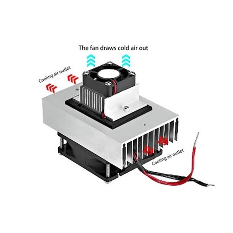12V冷却系统套件半导体72W制冷冷却系统微型空调冷却模块