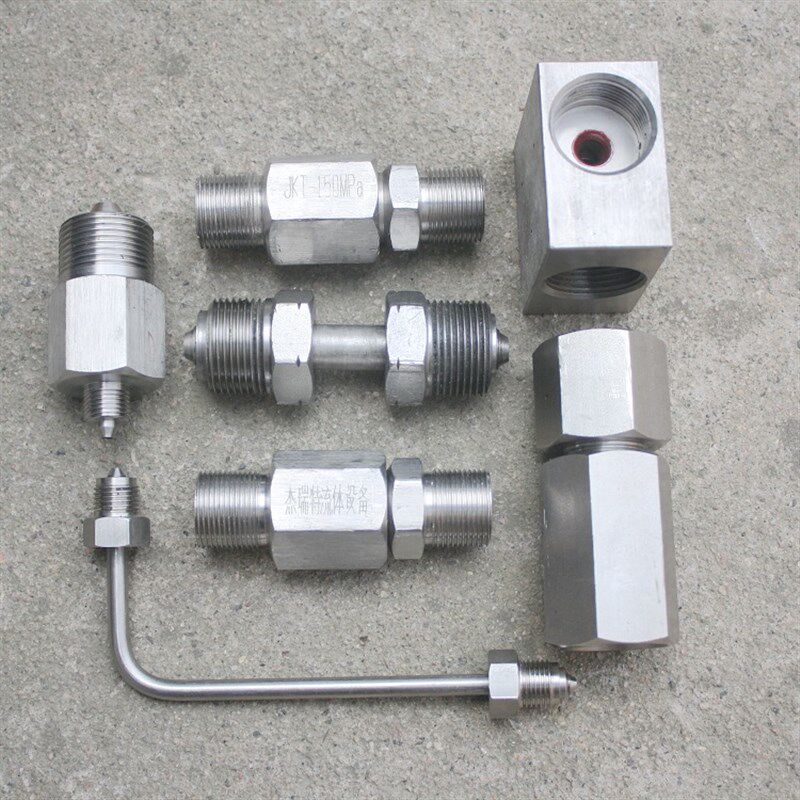 杰瑞特400MPa超高压液压接头 过度接头 异形接头对丝变径
