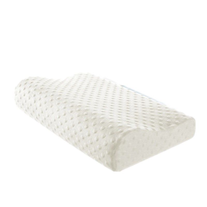 慢回弹太空记忆棉枕头 竹纤维波浪型记忆枕 泡泡绒波浪枕