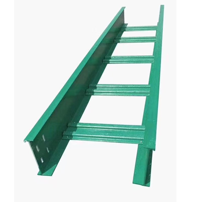 大跨距复合防火绝缘槽式走线槽盒梯式桥架槽式桥架玻璃钢电缆桥架