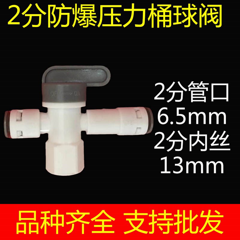 净水器接头配件家用直饮纯水机通用防爆压力桶球阀储水罐开关阀门