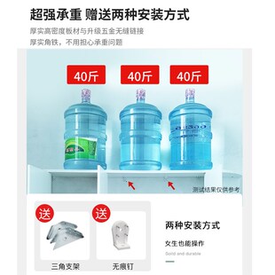 书架吊柜墙壁柜墙上置物r柜带门多层收纳悬空储物柜卧室挂墙式书