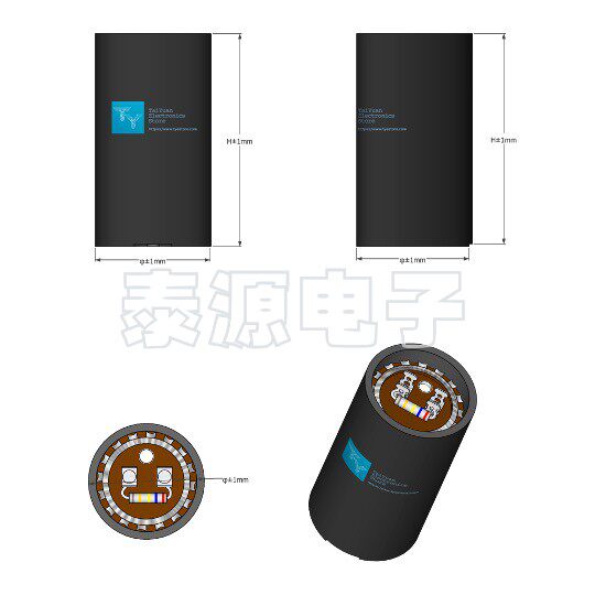 CD60冷库空调冷压缩洗衣机53-552UF/FD/微法启动器电容器330V