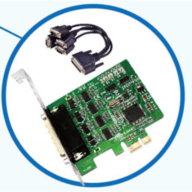 包邮威铭 wm-934工业级PCI-E4 个RS232口多串口卡 工控机专带供电