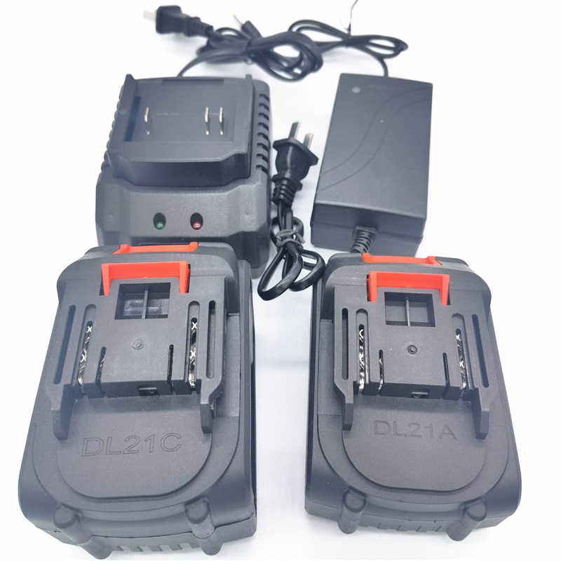 德国红松标准大容量电动扳手电锤角磨机鼓风机冲击钻锂电池充电器