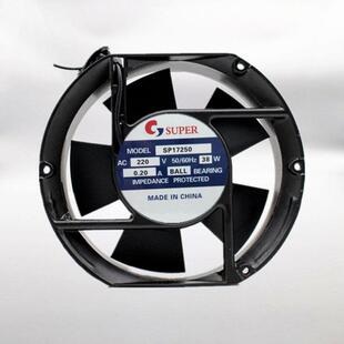 索帕 SUPER SP17250 220V 38W 0.20A 17CM 静音风机 散热风扇