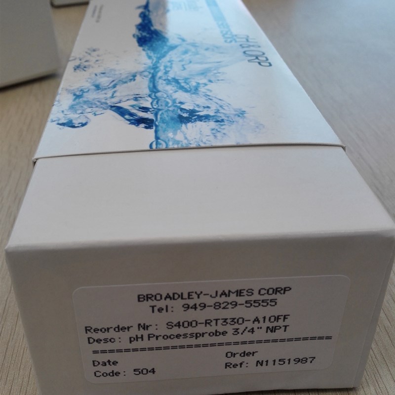 美国BJC进口PH电极S400-RT330-A10FF工业PH探头S400-RTPBO-A10FF