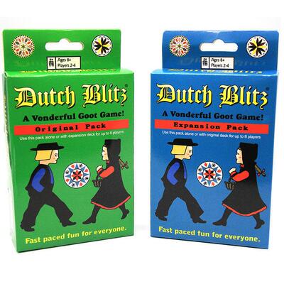 新英文版Dutch Blitz 荷兰闪电战 基础加拓展家庭朋友聚会游戏卡