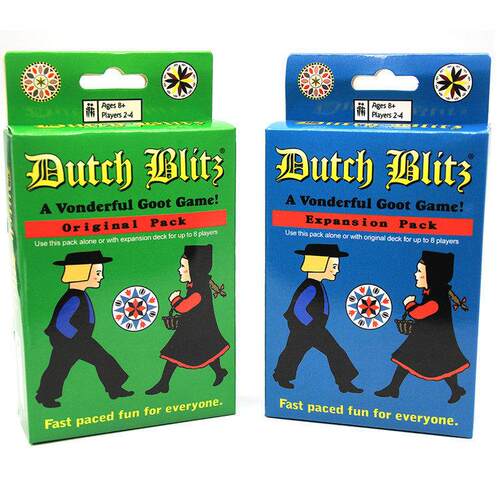 新英文版Dutch Blitz 荷兰闪电战 基础加拓展家庭朋友聚会游戏卡