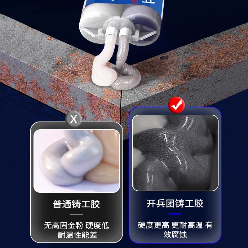 铸工胶耐高温焊接胶高强度粘铁胶水金属水箱电焊ab胶不锈钢暖,文具电教/文化用品/商务用品,胶水,淘宝优惠券,粉丝福利购,淘宝优惠卷